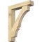 Ekena Millwork Balboa Block Rough Sawn Bracket w/ Offset Brace, Douglas Fir, 6"W x 28"D x 36"H BKT0604X28X36BOA05RDF - alternate 1